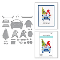 Gnome Drive Holiday - Spellbinders Etched Dies