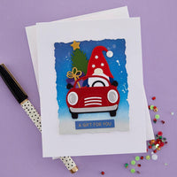Gnome Drive Holiday - Spellbinders Etched Dies