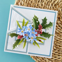 Snow Garden - Glory Of Snow - Spellbinders Etched Dies By Susan Tierney-Cockburn