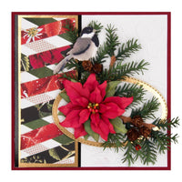 Snow Garden -Hemlock, Cones & Chickadee - Spellbinders Etched Dies By Susan Tierney-Cockburn
