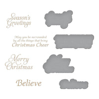 Snow Garden - Winter Bough - Spellbinders Glimmer Hot Foil Plate By Susan Tierney-Cockbur