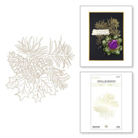 Snow Garden - Spellbinders Glimmer Hot Foil Plate & Die By Susan Tierney