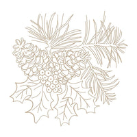 Snow Garden - Spellbinders Glimmer Hot Foil Plate & Die By Susan Tierney
