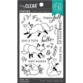 Fall Fox - Hero Arts Clear Stamps 4"X6"