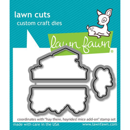 Hay There, Hayrides! Mice Add-On - Lawn Cuts Custom Craft Die