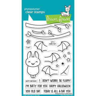 Batty For You - Lawn Fawn Clear Stamp Set
