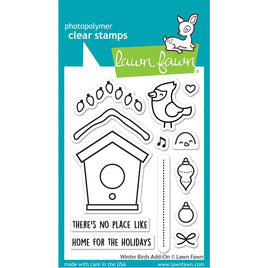 Winter Birds Add-On - Lawn Fawn Clear Stamp Set