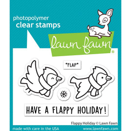 Flappy Holiday - Lawn Fawn Clear Stamp Set