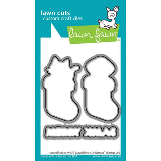 Pawsitive Christmas - Lawn Cuts Custom Craft Die
