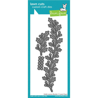 Holly Leaves Border - Lawn Cuts Custom Craft Die