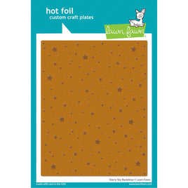 Starry Sky Background - Lawn Cuts Hot Foil Plates