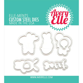 More Gingerbread Kisses - Avery Elle Elle-Ments Dies