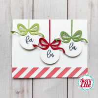 Wreath Tag Sentiments - Avery Elle Clear Stamp Set