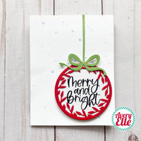 Wreath Tag Sentiments - Avery Elle Clear Stamp Set