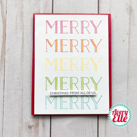 Block Layered Sentiments - Avery Elle Clear Stamp Set