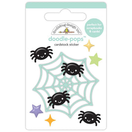 Sweet & Spooky - Spiderlings - Doodlebug Doodle-Pops 3D Stickers