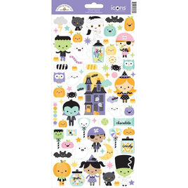 Sweet & Spooky - Doodlebug Cardstock Stickers 5.875"X13"
