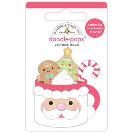 Gingerbread Kisses - Christmas Cocoa - Doodlebug Doodle-Pops 3D Stickers