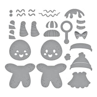 Dancin' Gingerbread - Spellbinders Etched Dies