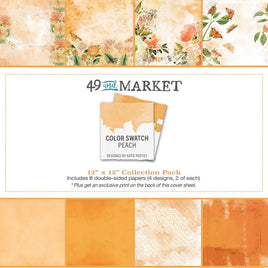 Color Swatch: Peach - 49 And Market Collection Pack 12"X12"