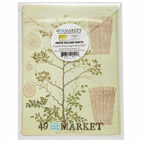 Color Swatch: Grove - 49 And Market Collage Sheets 6"x8" 40/Pkg