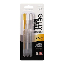Craft - Sakura Gelly Roll Retractable Medium Point Pens 3/Pkg
