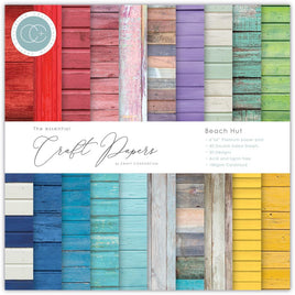 Beach Hut, 20 Designs - Craft Consortium Double-Sided Paper Pad 6"X6" 40/Pkg