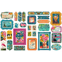 Let's Get Artsy Tags & Frames - Graphic 45 Die-Cut Assortment
