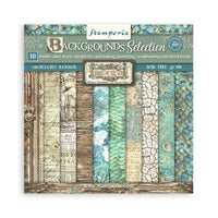 Songs Of The Sea - Stamperia Backgrounds Double-Sided Paper Pad 8"X8" 10/Pkg