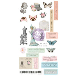 French Blue By Frank Garcia Puffy Stickers 23/Pkg