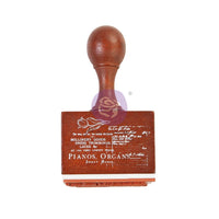 French Blue By Frank Garcia Wooden Stamp