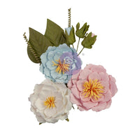 Enveloping Feeling, French Blue - Prima Marketing Paper Flowers 10/Pkg