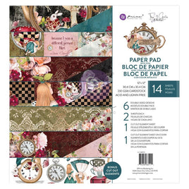 Lost In Wonderland - Prima Marketing Double-Sided Paper Pad 12"X12" 14/Pkg