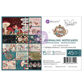 15 Designs/3 Each - Lost In Wonderland Journaling Cards 4"X6" 45/Pkg