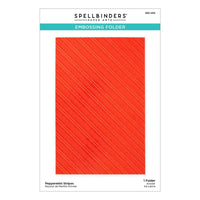 Peppermint Stipes - Spellbinders Embossing Folder