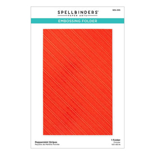 Peppermint Stipes - Spellbinders Embossing Folder