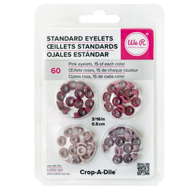 Pink - We R Eyelets Standard 60/Pkg