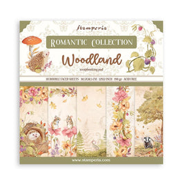 Woodland - Stamperia Double-Sided Paper Pad 12"X12" 10/Pkg