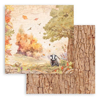 Woodland - Stamperia Double-Sided Paper Pad 8"X8" 10/Pkg