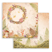 Woodland - Stamperia Double-Sided Paper Pad 8"X8" 10/Pkg