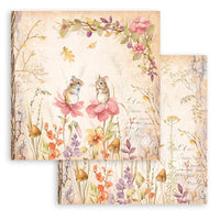Woodland - Stamperia Double-Sided Paper Pad 8"X8" 10/Pkg