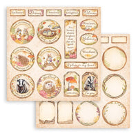 Woodland - Stamperia Double-Sided Paper Pad 8"X8" 10/Pkg