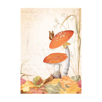 Woodland - Stamperia Assorted Rice Paper Backgrounds A6 8/Sheets