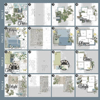 Vintage Artistry Moonlit Garden -49 And Market Big Picture Album Kit