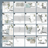 Vintage Artistry Moonlit Garden -49 And Market Big Picture Album Kit