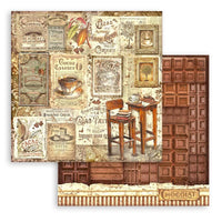 Coffee And Chocolate, 10 Designs/1 Each -Stamperia Double-Sided Paper Pad 12"X12" 10/Pkg