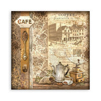 Coffee And Chocolate - Stamperia Single-Sided Paper Pad 8"X8" 22/Pkg
