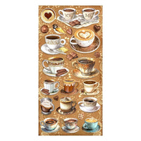 Coffee And Chocolate - Stamperia Collectables 6"X12" 10/Pkg