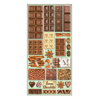 Coffee And Chocolate - Stamperia Collectables 6"X12" 10/Pkg