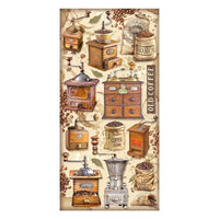 Coffee And Chocolate - Stamperia Collectables 6"X12" 10/Pkg